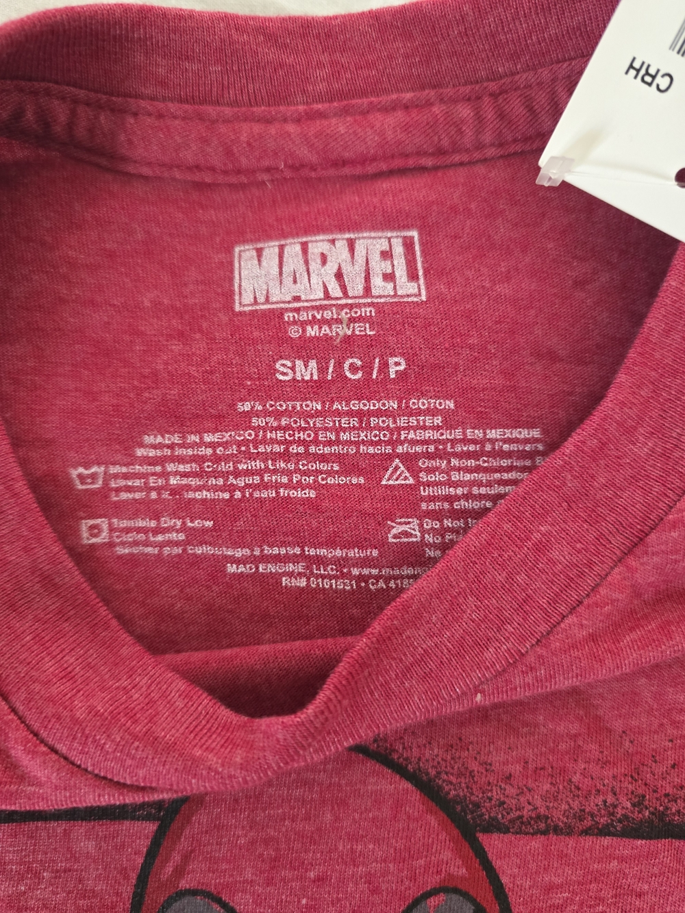 Marvel Deadpool Graphic Tee - Red - Picture 3 of 6